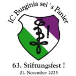 Unser 63. Stiftungsfest ! am 01.11.2025